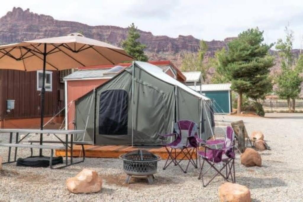 Moab Rv Resort Glamping Setup Tent In Rv Park #4 Ok-T4 Eksteriør bilde